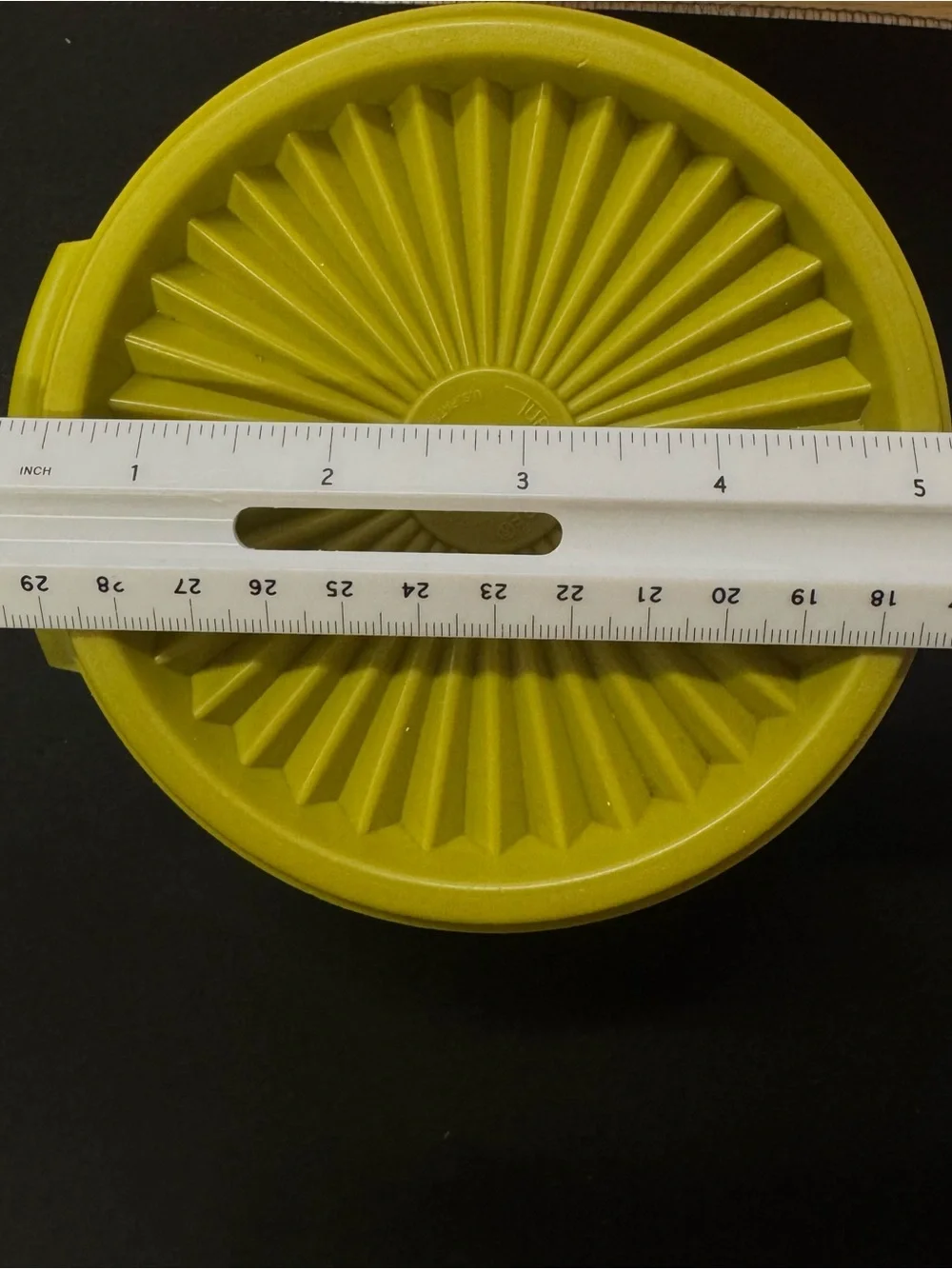 Tupperware Container in Olive Green ~1970’s